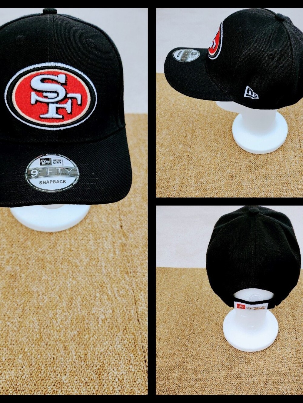 SAN FRANCISCO 49ERS NFL FOOTBALL STRAPBACK HAT.